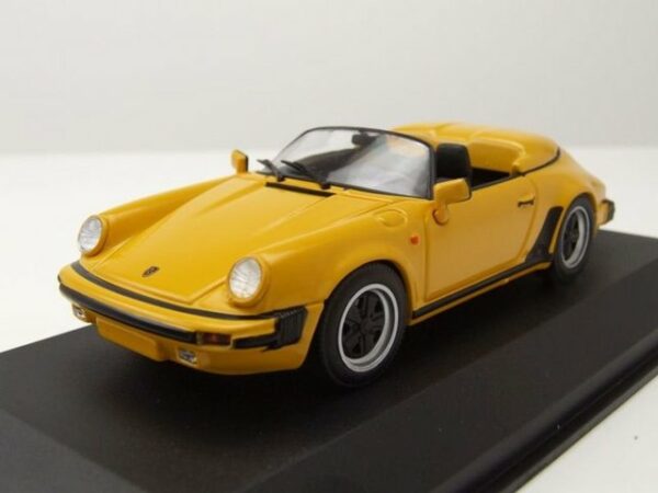 Maxichamps Modellauto Porsche 911 Speedster 1988 gelb Modellauto 1:43 Maxichamps