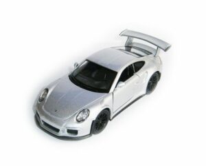 Welly Modellauto PORSCHE 911 GT3 RS 2016 Modellauto Modell Auto 00 (Silber-Metallic)