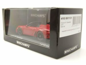 Minichamps Modellauto Porsche 911 (991) Speedster 2019 dunkelrot metallic Modellauto 1:43