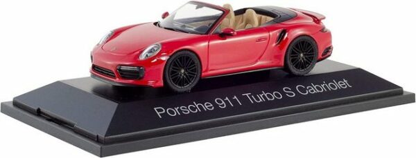 Herpa Modellauto Herpa 071482 Porsche 911 Turbo S Cabrio 1:43