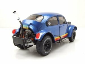 Solido Modellauto VW Käfer Baja 1975 blau metallic Modellauto 1:18 Solido