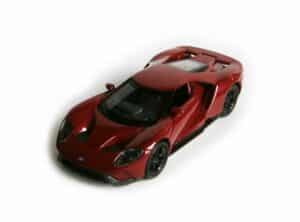 Welly Modellauto FORD GT 2017 12cm Metall Modellauto Modell Auto Metall Spielzeugauto Kinder Geschenk 16 (Dunkelrot)