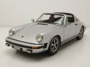 Schuco Modellauto Porsche 911 Targa 1977 silber Modellauto 1:18 Schuco