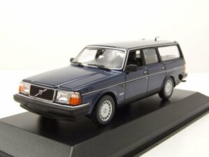 Maxichamps Modellauto Volvo 240 GL Break Kombi 1986 dunkelblau metallic Modellauto 1:43