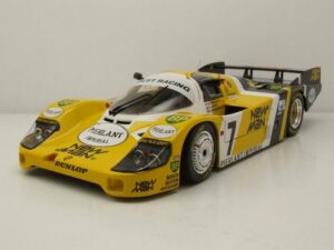 Solido Modellauto Porsche 956 New Man #7 gelb schwarz Modellauto 1:18 Solido