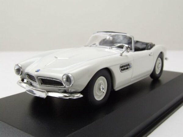 Maxichamps Modellauto BMW 507 Cabrio 1957 weiß Modellauto 1:43 Maxichamps