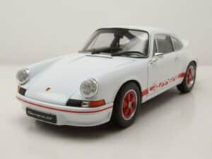 Welly Modellauto Porsche 911 Carrera RS 1973 weiß rot Modellauto 1:18 Welly