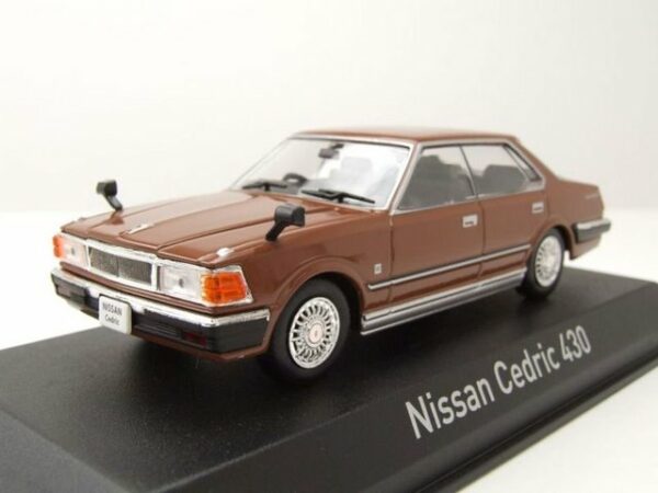 Norev Modellauto Nissan Cedric 430 1979 braun Modellauto 1:43 Norev