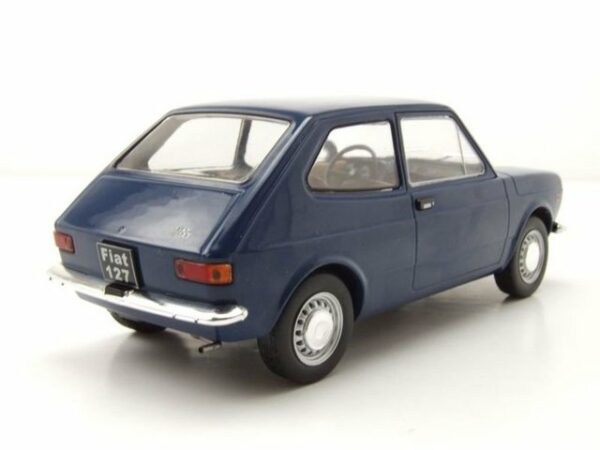 Whitebox Modellauto Fiat 127 1971 dunkelblau Modellauto 1:24 Whitebox