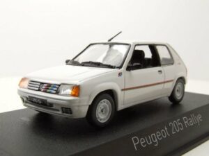 Norev Modellauto Peugeot 205 Rallye 1988 weiß Modellauto 1:43 Norev