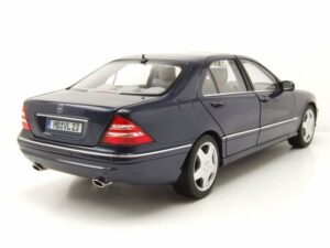 Norev Modellauto Mercedes S-Klasse S55 AMG W220 2000 dunkelblau metallic Modellauto