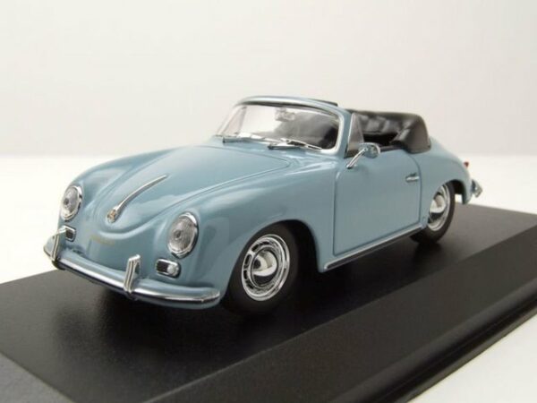 Maxichamps Modellauto Porsche 356 A Cabrio 1956 blau Modellauto 1:43 Maxichamps