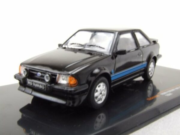 ixo Models Modellauto Ford Escort MK3 RS Turbo 1984 schwarz Modellauto 1:43 ixo models