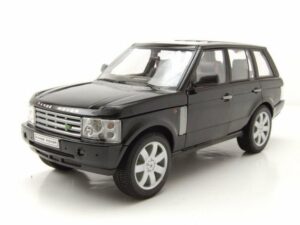 Welly Modellauto Land Rover Range Rover 2003 schwarz Modellauto 1:24 Welly