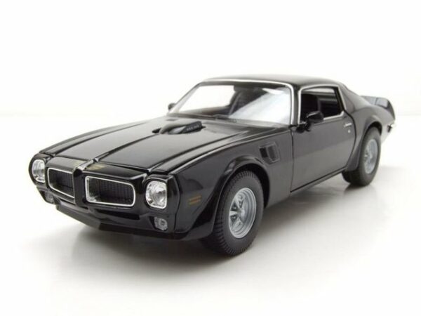 Welly Modellauto Pontiac Firebird Trans Am 1972 schwarz Modellauto 1:24 Welly