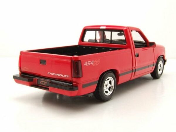 Maisto® Modellauto Chevrolet 454 SS Pick Up 1993 rot Modellauto 1:24 Maisto