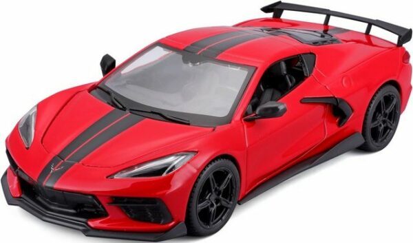 Maisto® Modellauto Chevrolet Corvette Stingray Coupe High Wing '21 (rot)