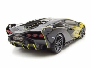 Bburago Modellauto Lamborghini Sian FKP 37 #63 2019 gelb schwarz Modellauto 1:18 Bburago