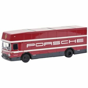 Schuco Modelleisenbahn-Straße H0 MB Renntransporter Porsche