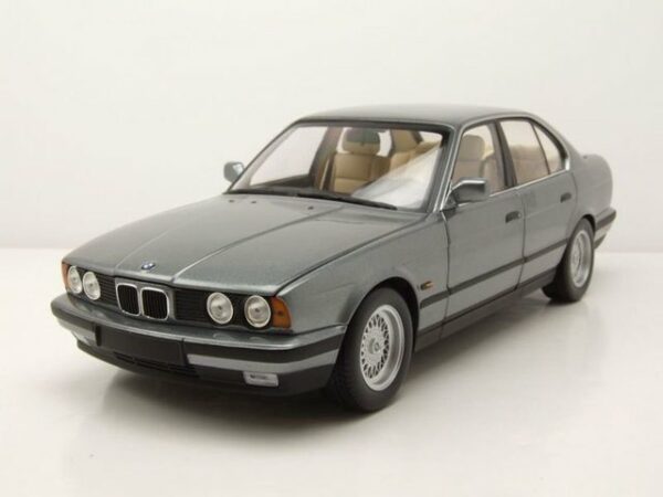 Minichamps Modellauto BMW 5er 535i E34 1988 grau metallic Modellauto 1:18 Minichamps