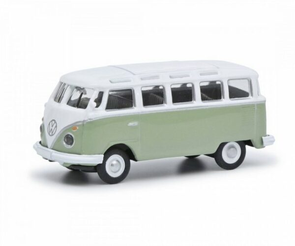 Schuco Modellauto 452670700 Schuco VW T1 Samba grün/weiß 1:87