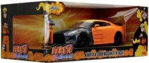 JADA Modellauto Modellauto Naruto 2009 Nissan GT-R mit Figur 1:24 253255054