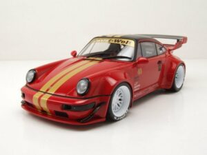 Solido Modellauto Porsche 964 RWB Bodykit 2021 rot Modellauto 1:18 Solido