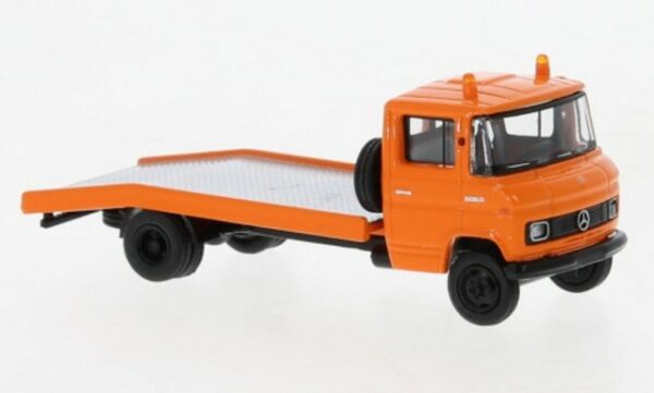 Brekina Modellauto Brekina H0 1/87 36730 Mercedes L 608 D Abschleppwagen orange