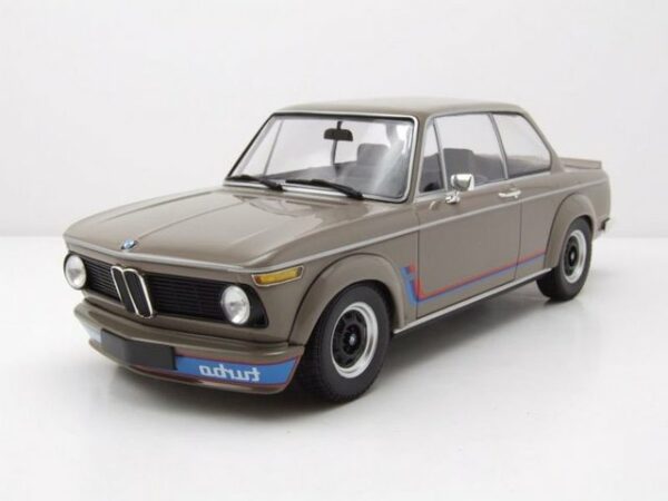 Minichamps Modellauto BMW 2002 Turbo 1973 braun beige Modellauto 1:18 Minichamps