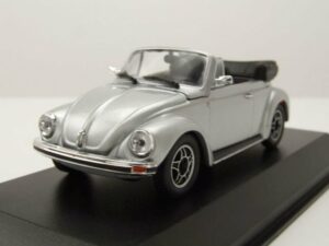 Maxichamps Modellauto VW 1303 Käfer Cabrio 1979 silber Modellauto 1:43 Maxichamps