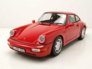 Norev Modellauto Porsche 911 (964) Carrera 2 1990 rot Modellauto 1:18 Norev