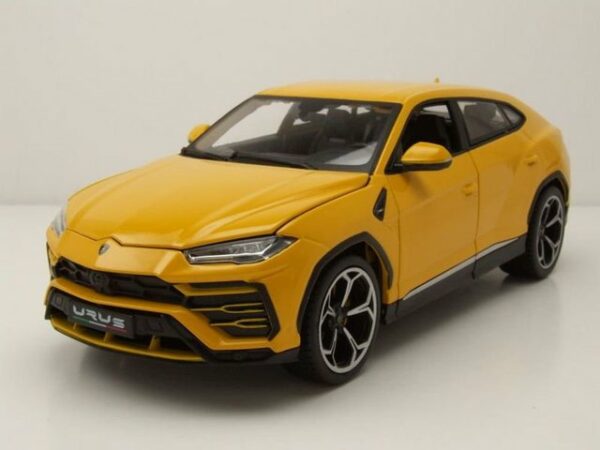 Bburago Modellauto Lamborghini Urus 2018 gelb Modellauto 1:18 Bburago