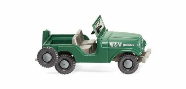 Wiking Modellauto Wiking 1103 Jeep "W & W Holzbau