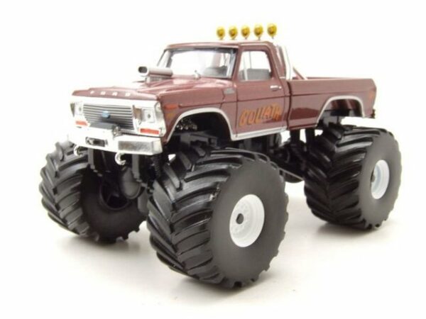 GREENLIGHT collectibles Modellauto Ford F-250 Pick Up Monster Truck Goliath 1979 braun metallic Modellaut