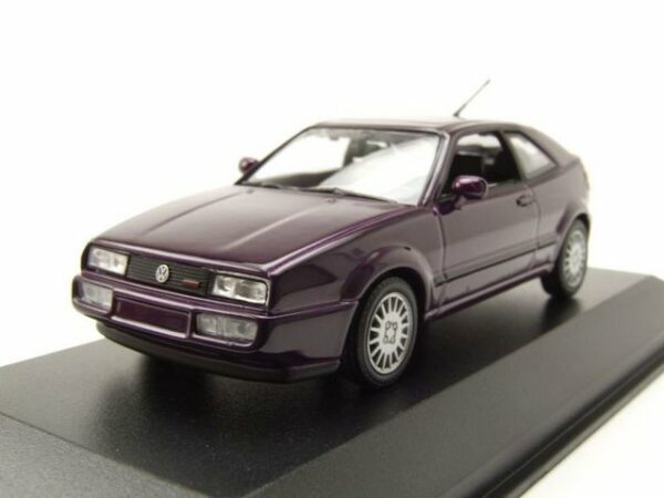 Maxichamps Modellauto VW Corrado G60 1990 lila metallic Modellauto 1:43 Maxichamps