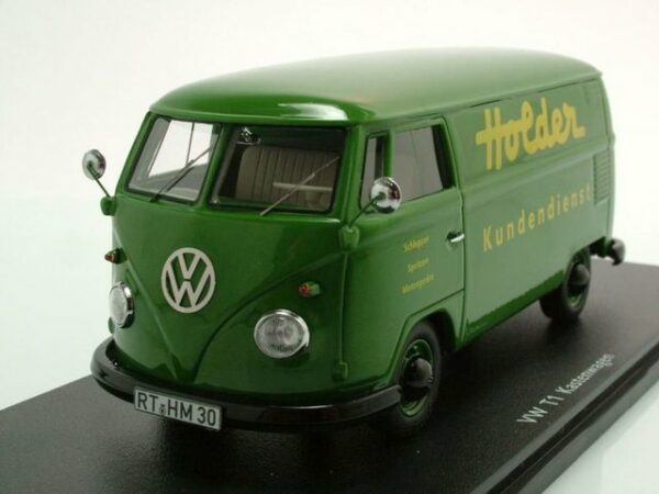 Schuco Modellauto VW T1 Kastenwagen "Holder" grün Modellauto 1:32 Schuco