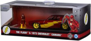 JADA Modellauto Modellauto H.R.DC The Flash Chevy Camaro mit Figur 1:32 253253003