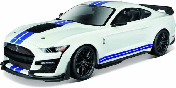 Maisto® Modellauto Mustang Shelby GT500 '20 mit Heckspoiler (weiß)