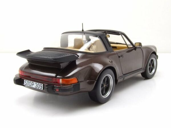 Norev Modellauto Porsche 911 Turbo Targa 1987 braun metallic Modellauto 1:18 Norev