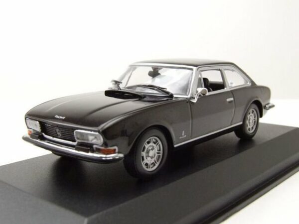 Maxichamps Modellauto Peugeot 504 Coupe 1976 anthrazit Modellauto 1:43 Maxichamps