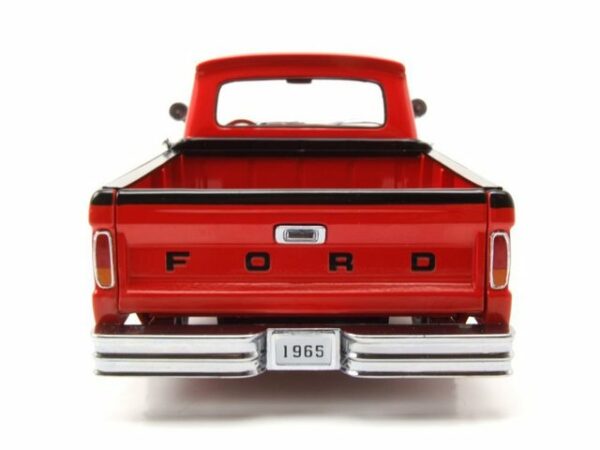 Sun Star Modellauto Ford F-100 Custom Cab Pick Up 1965 rot schwarz Modellauto 1:18 Sun