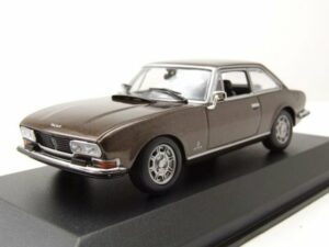 Maxichamps Modellauto Peugeot 504 Coupe 1976 braun Modellauto 1:43 Maxichamps