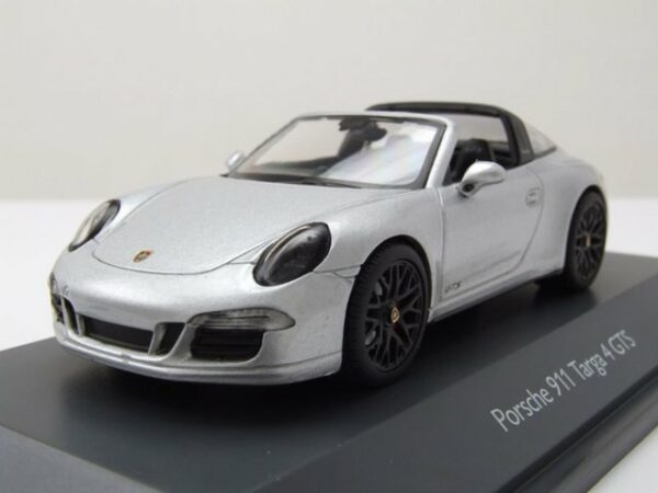 Schuco Modellauto Porsche 911 (991.1) Targa 4 GTS 2014 silber Modellauto 1:43 Schuco