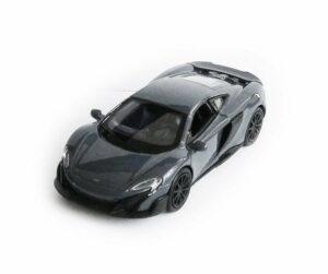 Welly Modellauto MCLAREN 675LT Coupe Modellauto Modell Auto Metall Spielzeugauto Kinder Geschenk 17 (Grau)