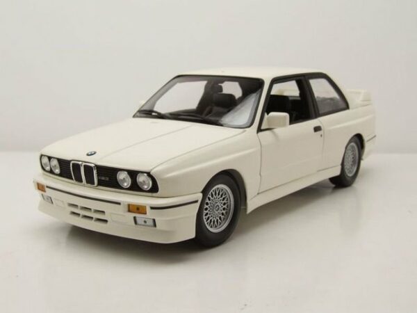 Minichamps Modellauto BMW M3 E30 1987 weiß Modellauto 1:18 Minichamps