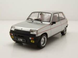 Whitebox Modellauto Renault 5 Alpine Turbo 1982 silber Modellauto 1:24 Whitebox