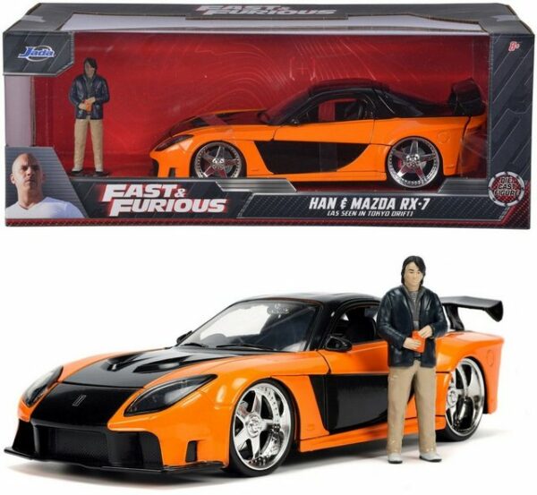 JADA Modellauto Modellauto Fast & Furious Han 1995 Mazda RX7 1:24 253205002