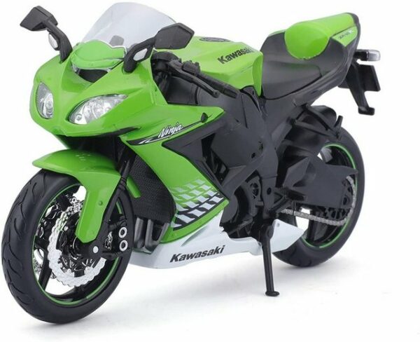 Maisto® Modellmotorrad Kawasaki Ninja ZX-10R (schwarz-grün