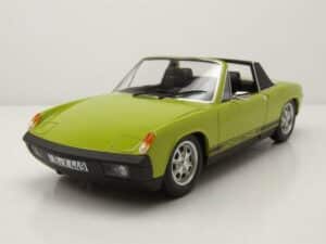 Norev Modellauto VW Porsche 914-4 1973 hellgrün Modellauto 1:18 Norev