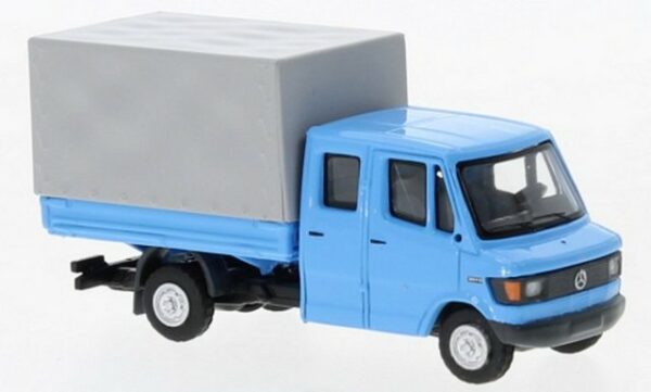 Brekina Modellauto Brekina H0 1/87 36951 Mercedes L 307 D Doka blau